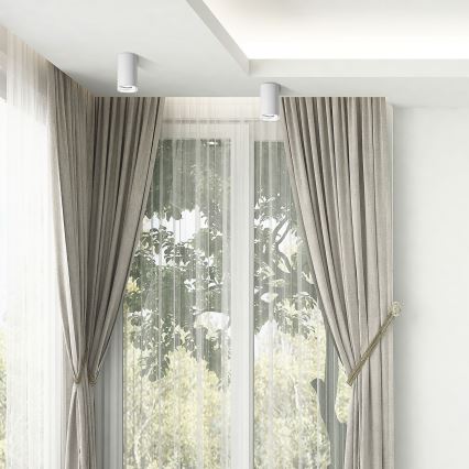 Spot LED RGBW dimmable pour salle de bains TURYN 1xGU10/6W/230V 3000K IP44 blanc + télécommande