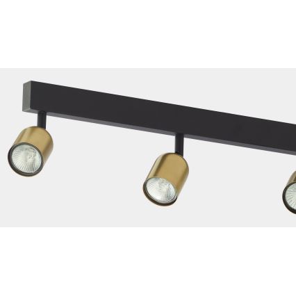 Spot LED RGBW dimmable TOP 6xGU10/6,5W/230V 2700-6500K doré/noir