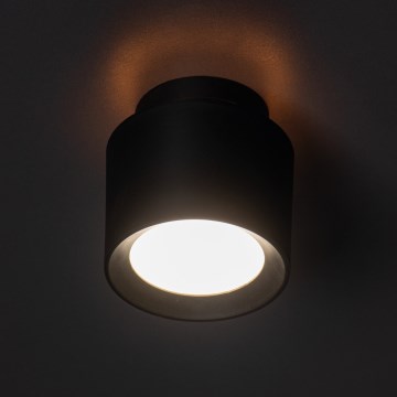 Spot LED SONOR 6W/230V (3000/4000/5700 K) + LED 1,5W 2200K, Ø 9 cm, noir