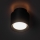 Spot LED SONOR 6W/230V (3000/4000/5700 K) + LED 1,5W 2200K, Ø 9 cm, noir