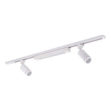 Spot LED sur rail TRACER 2xGU10/10W/230V + LED/20W 1 m blanc