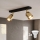 Spot LED TOP 2xGU10/10W/230V noir/doré
