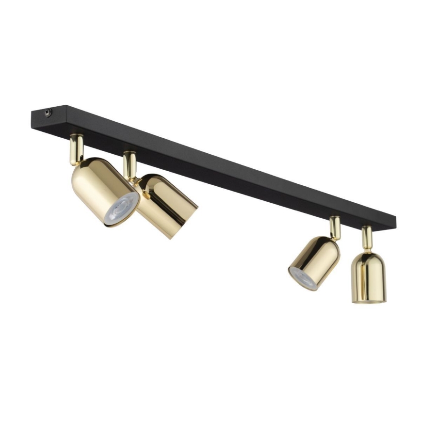 Spot LED TOP 4xGU10/10W/230V noir/or