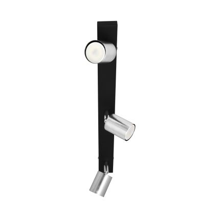 Spot LED TUNE 3xGU10/4,8W/230V chrome mat/noir