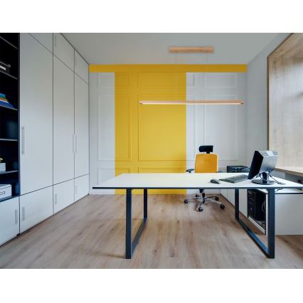 Lustre LED dimmable sur câble SMAL LED/15W/230V chêne