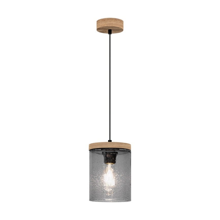 Suspension filaire MONSUN 1xE27/60W/230V pin - certifié FSC