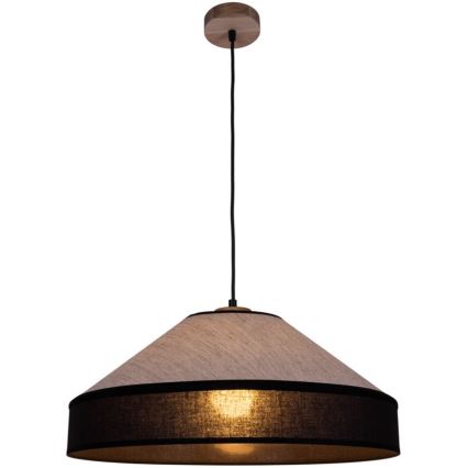 Suspension AMIGO sur câble 1xE27/60W/230V chêne