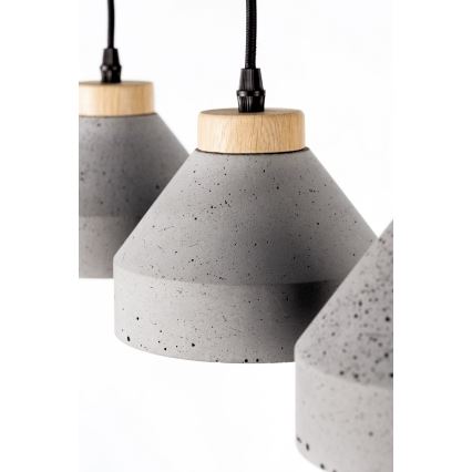 Suspension filaire TRISTAN 1xE14/40W/230V chêne