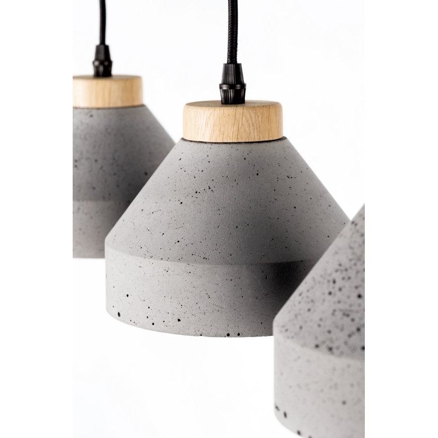 Suspension filaire TRISTAN 1xE14/40W/230V chêne