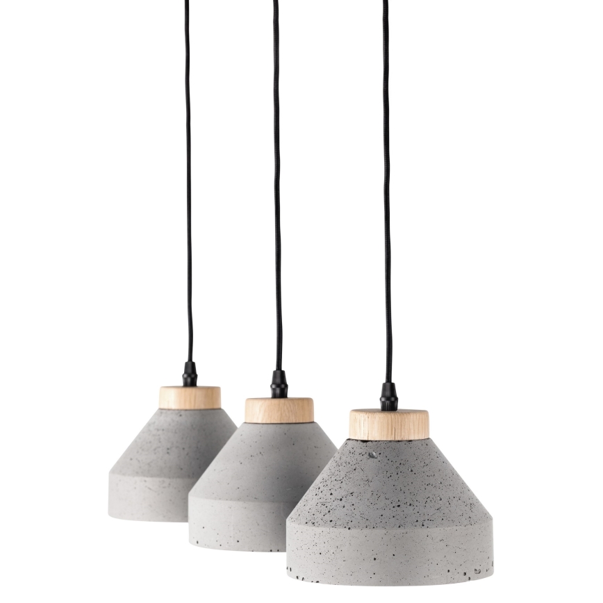 Suspension filaire TRISTAN 1xE14/40W/230V chêne