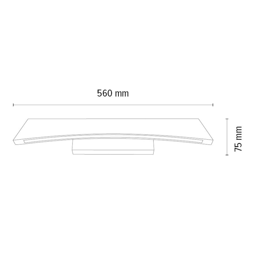 Applique murale à intensité variable ZIAD LED/6,5W/230V chêne