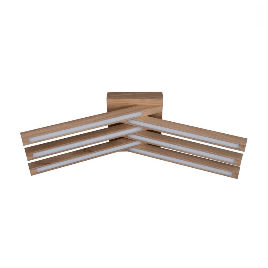 Plafonnier LED LINUS 6xLED/4,5W/230V chêne mat