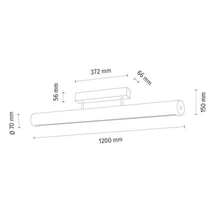 Plafonnier à intensité variable CONOR LED/34,5W/230V chêne – certifié FSC