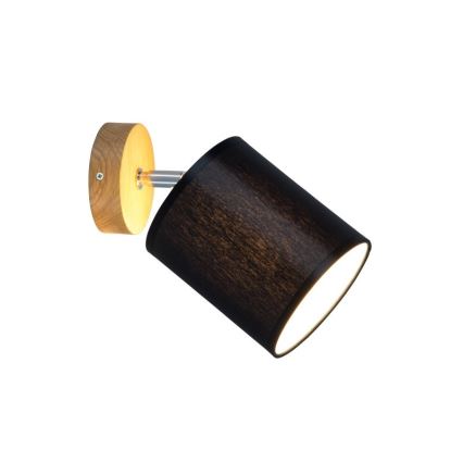 Applique murale spot APRILLIA 1xE27/25W/230V chêne noir