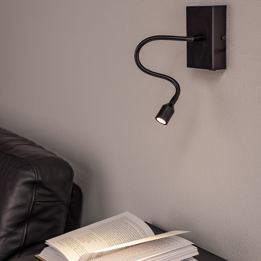 Applique murale LECTOR LED/2,5W/230V noir