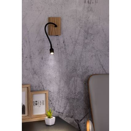 Applique murale LECTOR LED/2,5W/230V chêne