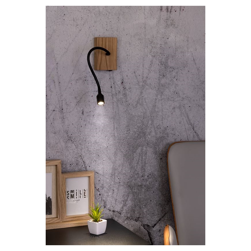 Applique murale LED LECTOR LED/2,5W/230V chêne