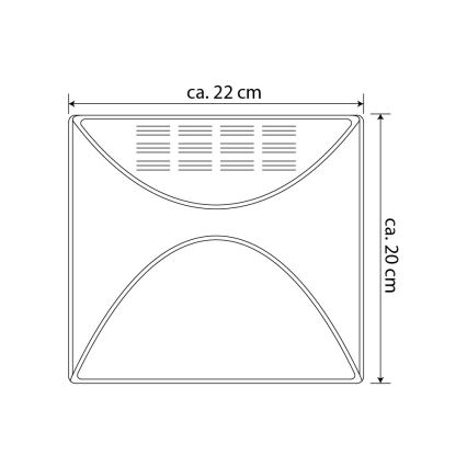 Numéro de maison solaire LED/3x0,1W/2,4V IP44