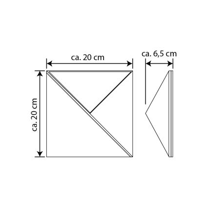 Numéro de maison solaire LED/3x0,1W/2,4V IP44 - certifié FSC