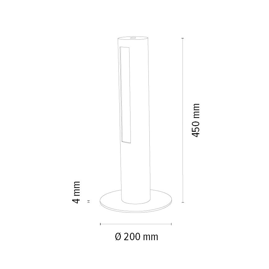 Lampe de table à intensité variable CONOR LED/9W/230V chêne – certifié FSC