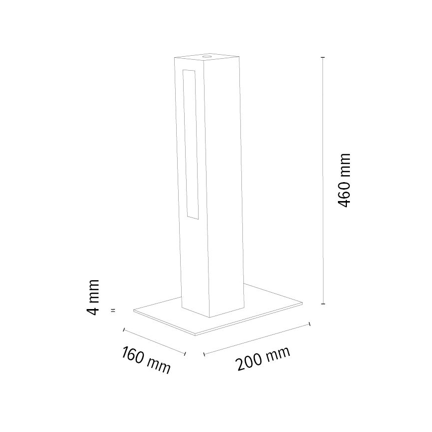 Lampe de table à intensité variable LEON LED/9W/230V chêne – certifié FSC