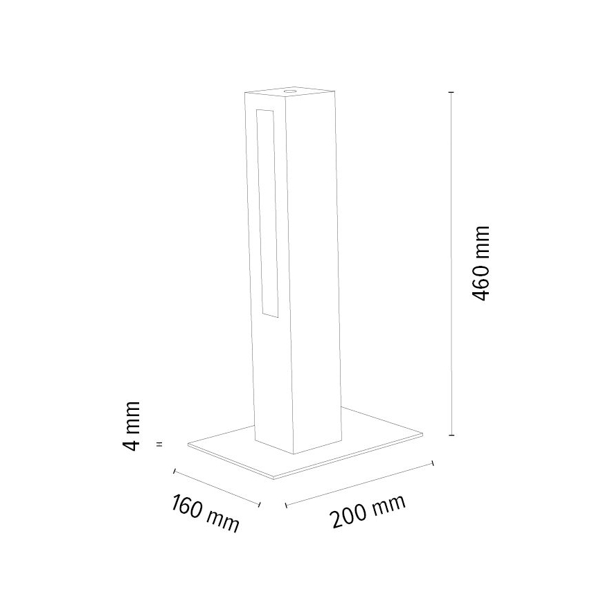 Lampe de table à intensité variable LEON LED/9W/230V chêne – certifié FSC