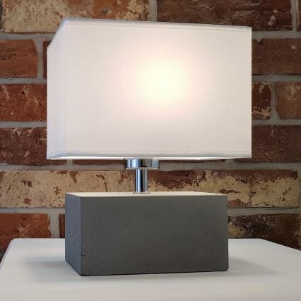 Lampe de table STRONG DOUBLE 1xE27/25W/230V béton