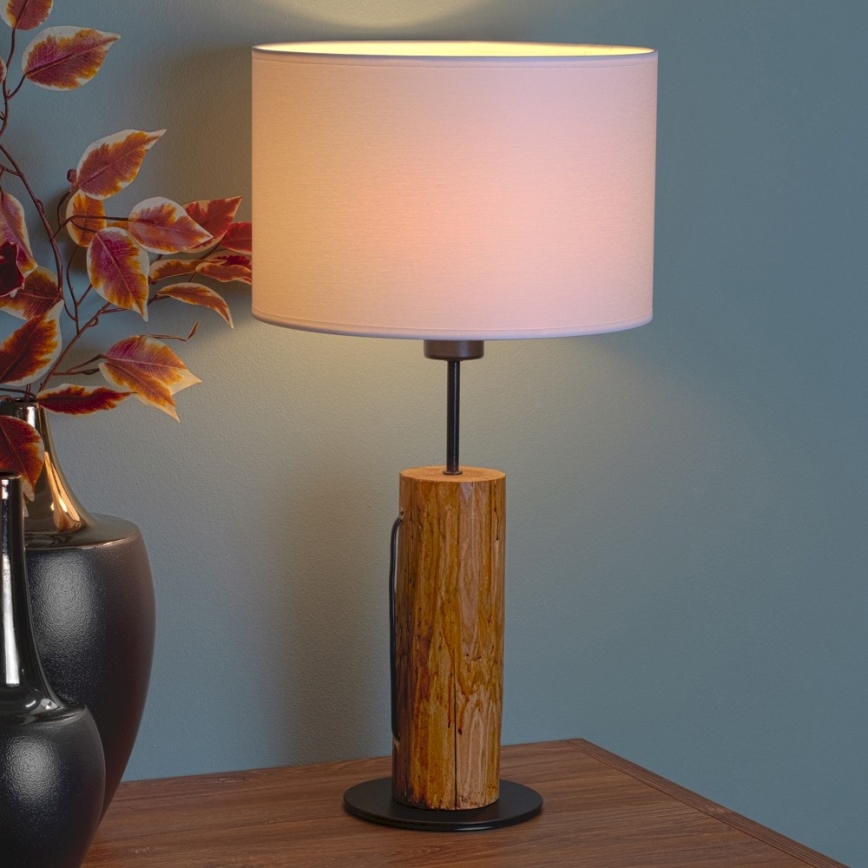 Lampe de table PINO 1xE27/40W/230V pin - certifié FSC
