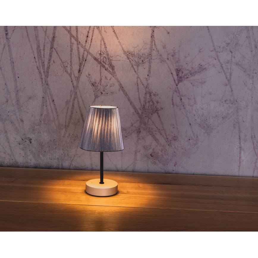 Lampe de table MILA 1xE14/25W/230V Bouleau