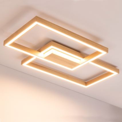 Plafonnier RAMME LED/48W/230V chêne mat