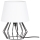 Spot-Light - Lampe de table MANGOO 1xE27/40W/230V blanche/noire