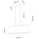 Suspension filaire MERCEDES 2xE27/40W/230V crème/chêne – FSC certifié