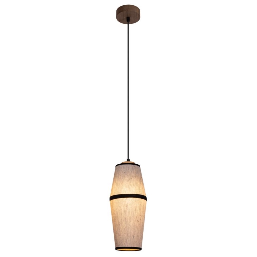 Suspension filaire AMIGO 1xE27/25W/230V chêne – FSC certifié
