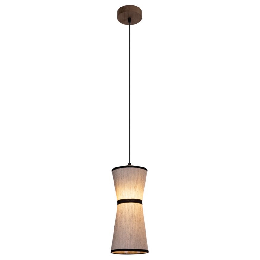Suspension filaire AMIGO 1xE27/25W/230V chêne – FSC certifié