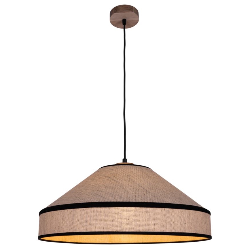 Suspension filaire AMIGO 1xE27/60W/230V chêne – FSC certifié