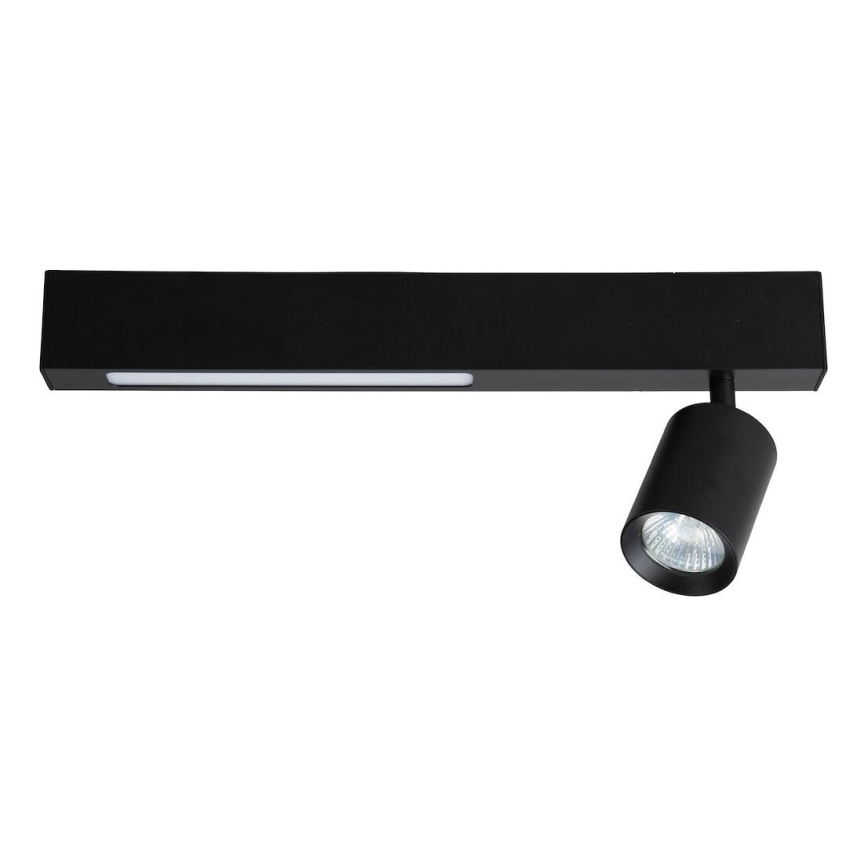 Spot MAGNET LED/5W/230V + 1xGU10/60W 3000/4000K noir
