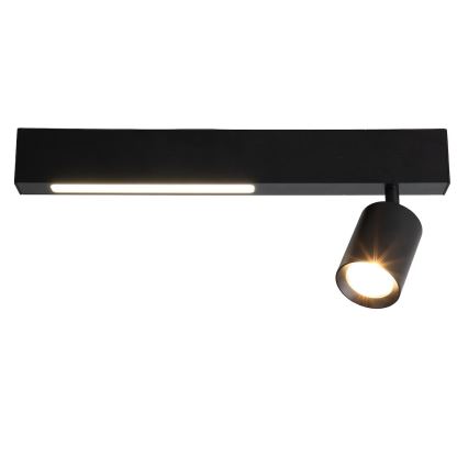 Spot MAGNET LED/5W/230V + 1xGU10/60W 3000/4000K noir