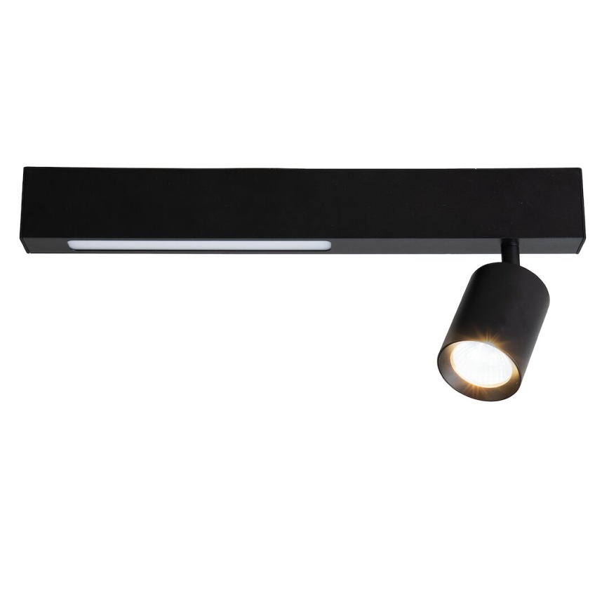 Spot MAGNET LED/5W/230V + 1xGU10/60W 3000/4000K noir