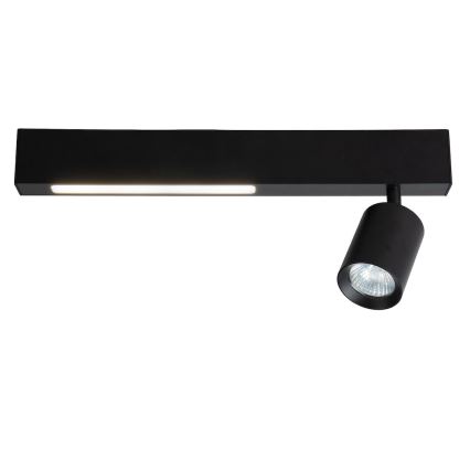 Spot MAGNET LED/5W/230V + 1xGU10/60W 3000/4000K noir