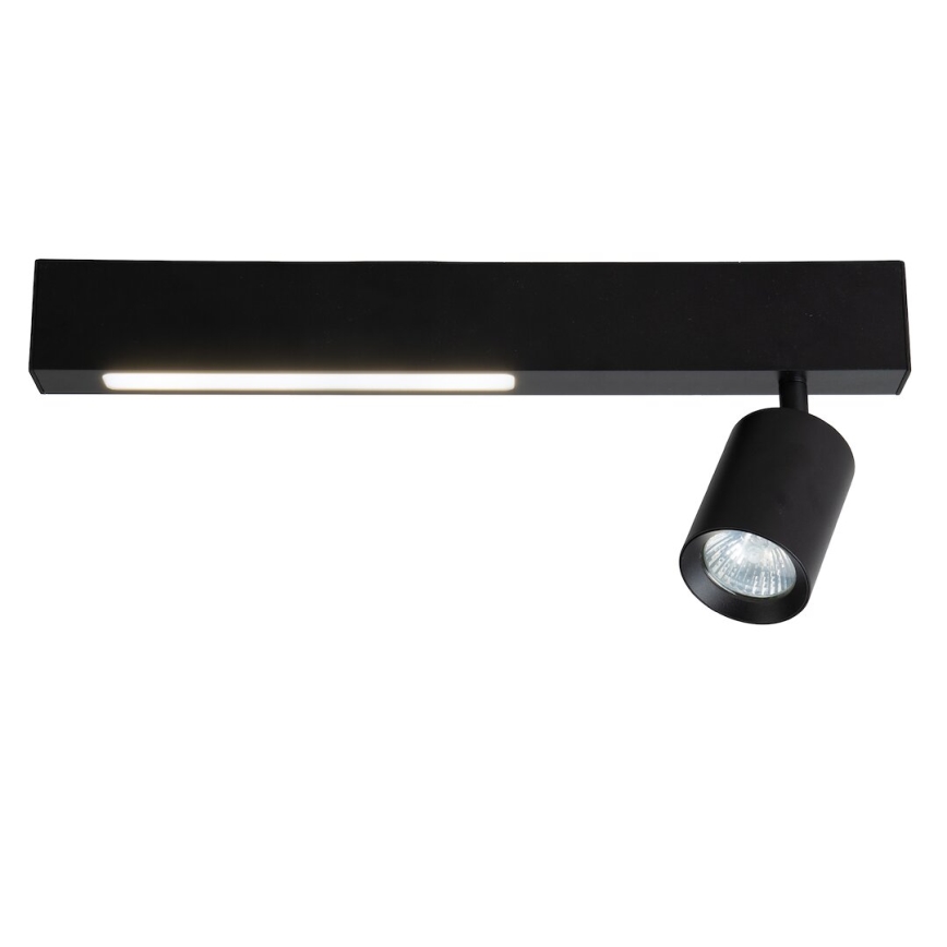 Spot MAGNET LED/5W/230V + 1xGU10/60W 3000/4000K noir