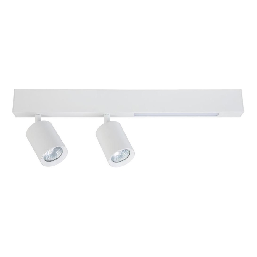 Spot MAGNET LED/5W/230V + 2xGU10/60W 3000/4000K blanc