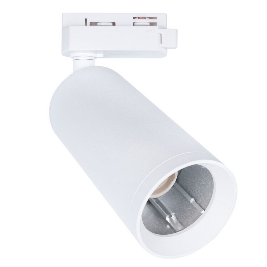 Spot MICA pour système de rail 1xGU10/25W/230V monophase blanc