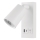 Spot mural avec USB LED/5W/230V blanc