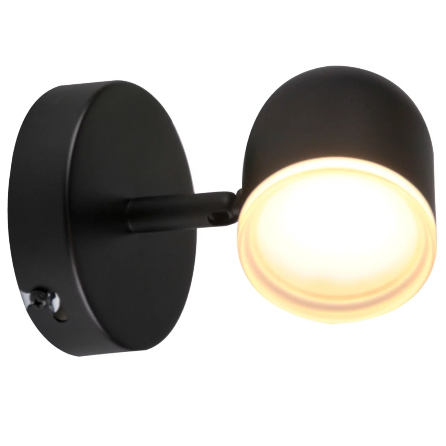 Spot mural RAWI LED/4,2W/230V noir