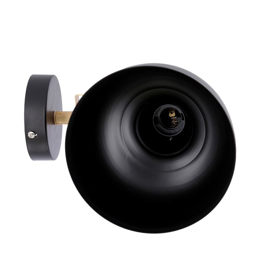 Spot mural RENO 1xE27/40W/230V noir