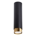 Spot NERO 1xGU10/10W/230V 22,5 cm noir/doré