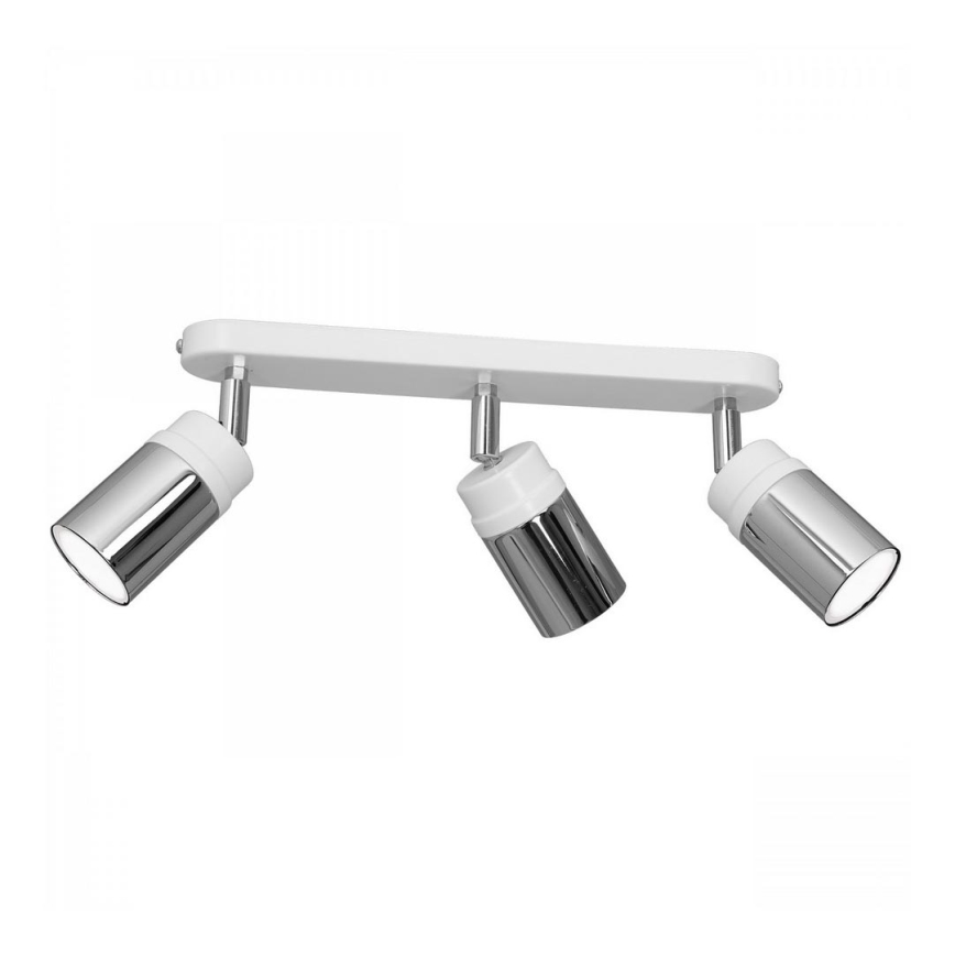 Spot NEST 3xGU10/8W/230V blanc/chrome brillant