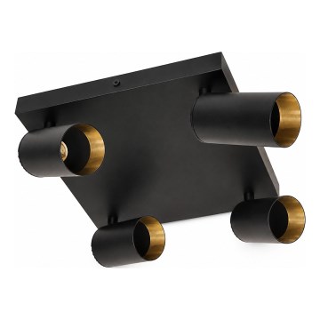 Spot orientable FILO 4xGU10/30W/230V noir/doré