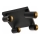 Spot orientable FILO 4xGU10/30W/230V noir/doré