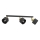Spot orientable PARKLA 3xE27/15W/230V noir